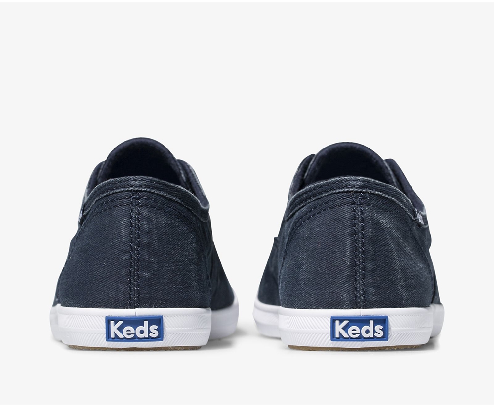 Slip Ons Keds Femme Bleu Marine - Chillax Washable - 061-XEHJZN